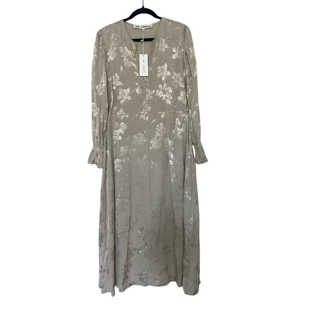 New Mr. Larkin Marta Maxi Dress in vanilla Floral